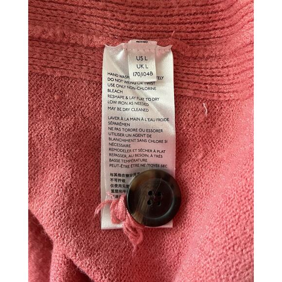 Anthropologie Margarita Tunic Knit Sweater Mock Turtleneck Buttons Size Large - Picture 7 of 8